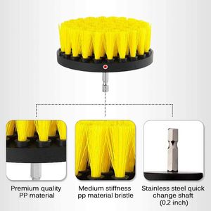 Juego de Accesorios de Cepillo de Limpieza para el Hogar Viros Ecológico con Cerdas de Nailon, Almohadillas de Fregado y Accesorio Extensible Largo - Product Image 5