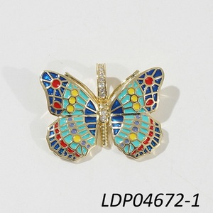 <strong>Fashion</strong> Jewelry <strong>Pendants</strong> <strong>Charms</strong> Silver <strong>Pendants</strong> Brass and Zircon Necklace DIY <strong>Pendant</strong> of Heart Shape for Women - Product Image 4