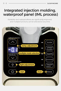 Máquina de Slushy Portátil de 2.2-3L para Uso Comercial e Doméstico, Eficiente em Energia, 110V-240V, com 6 Modos de Receita - Product Image 5