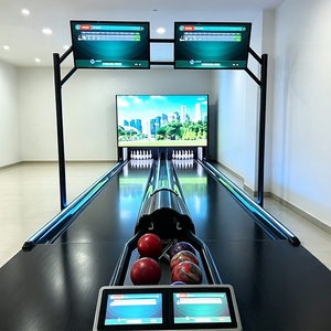 Piste de <span class=keywords><strong>bowling</strong></span> à dix quilles pleine grandeur, aire de jeux intérieure, mini-piste de <span class=keywords><strong>bowling</strong></span> pour les jeunes enfants - Product Image 3