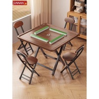 Nouvelle table de mahjong pliante multifonctionnelle pour l'extérieur et la maison 2026, avec pieds en acier et plateau concave en composite