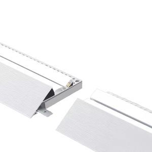 Plafonniers à LED les plus populaires Profil en aluminium Cantonnière d'éclairage Plâtre Plafonnier Rétro-éclairé Lumière linéaire pour Carrelage Accessoires - Product Image 5