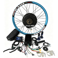 Kit de conversion de vélo électrique complet Blue MTX 52V2000w, contrôleur de moteur et accessoires pour vélos 20/24/26/27.5/29 pouces MTX