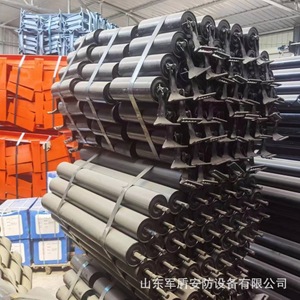 ลูกกลิ้งสายพานลำเลียงแบบเคลือบยาง ลูกกลิ้งขนานสำหรับงานเหมือง ทนทาน - Product Image 5