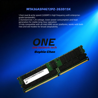 Memoria RAM para Servidor, Nueva, 32GB DDR4 2Rx4 PC4-2666V MTA36ASF4G72PZ-2G6E1QI REG
