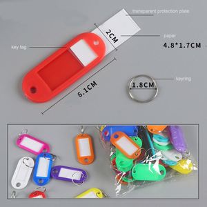 Plastic Mini Category Tag <b>Key</b> Collection for Motel Hotel Keychain - Product Image 2