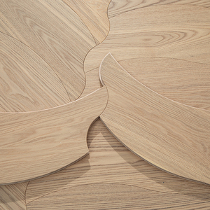 Parquet Radial Multicouche en Bouleau T&G 18mm Qualité CE Pressé à Chaud, Installation Rapide Sans Formaldéhyde, Style Victorien, pour Hall - Product Image 2