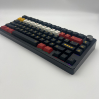 Clavier mécanique de jeu sans fil Gateron Gasket 75% 8K E-sport rétroéclairé RGB, interrupteurs PBT à commutation à chaud sans conflit