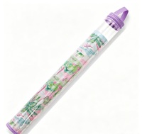 Tube de rangement transparent en PVC pour tapis de mahjong, sac enroulable portable anti-poussière avec motifs imprimés variés pour suspension à la main
