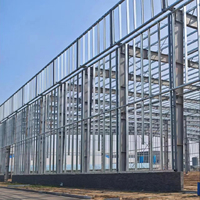 Edificio de Oficinas Prefabricado con Estructura de Acero, Taller Modular Industrial, Diseño Moderno, 5 Años de Garantía