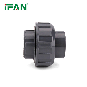 Bán buôn tất cả các loại phụ kiện uPVC cho cấp nước IFAN GB tiêu chuẩn uPVC phụ kiện đường ống PN16 20-110mm phù hợp uPVC tối màu xám - Product Image 3