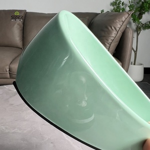 Diseñado para <span class=keywords><strong>Beagle</strong></span> Dogs Oval No Spill Dog Bowl Dish Elevated Dog Bowl - Product Image 6
