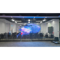 Écran LED haute transparence RGX pour la publicité sur les vitrines de magasins, mur vidéo