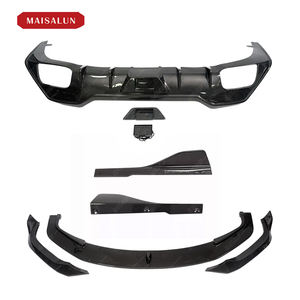 Kit carrozzeria in fibra di carbonio stile AC per <span class=keywords><strong>BMW</strong></span> serie 8 G14 <span class=keywords><strong>G15</strong></span> G16 2019-ON diffusore anteriore con labbro posteriore Kit carrozzeria laterale - Product Image 2