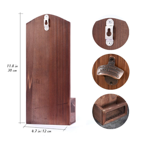 In <span class=keywords><strong>legno</strong></span> Vintage <span class=keywords><strong>a</strong></span> parete barile <span class=keywords><strong>di</strong></span> birra barile apribottiglie con tappo collettore regalo ideale per gli uomini - Product Image 4