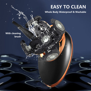 Afeitadora Eléctrica para Hombres Calvos, Afeitadora para Cabeza Calva IPX7, Afeitado en Seco y Húmedo, 7 Cabezales Flotantes para Máxima Comodidad, Kit de Aseo - Product Image 5