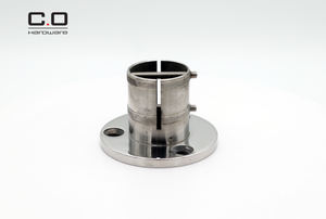 Roestvrij Staal <span class=keywords><strong>Hardware</strong></span> Reling Fittingen Voor Bodemplaat Voor Post - Product Image 2