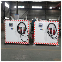 Station de carburant mobile sur skid, mini station-service sécurisée et portable avec réservoir à double paroi, directement de l'usine