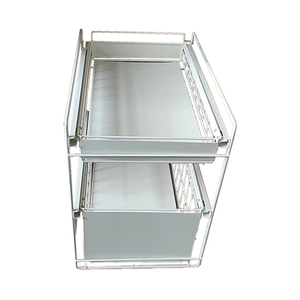 Organizer Cabinets Storage 2-Tier Under Sink Cabinet Organizer Sliding Under Sink Cabinet Organizer