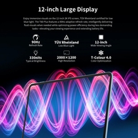 2024 plus récent Teclast T60 Plus 4G LTE tablette PC, 6 Go + 128 Go, 12 pouces 8000mAh Android 14 Octa Core tablette