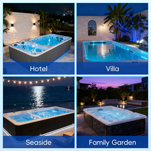 <span class=keywords><strong>Piscina</strong></span> de Natación Infinita con Hidromasaje para Niños, para Entrenamiento de Natación - Product Image 6
