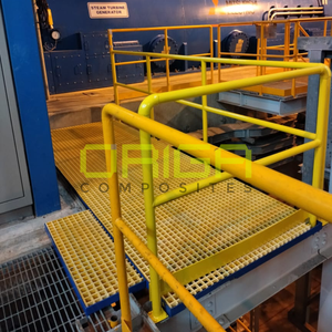 Grille en PRV MG 1007x4007 Maille 100x25 T30 offre une grille durable et résistante à la corrosion pour les applications industrielles. - Product Image 2
