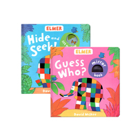 Libro de tablero de la historia de impresión colorida para niños, lectura