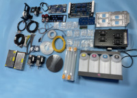 Nouveau Hoson XP600 4H quatre têtes Eco solvant Kit complet de carte de Conversion Kit de mise à niveau pour la mise à niveau de l'imprimante UV numérique DTF