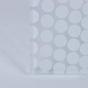 Vidrio Decorativo con Patrón Esmerilado en Degradado Triangular para Vestíbulos de Hoteles e Interiores Comerciales Modernos - Product Image 6
