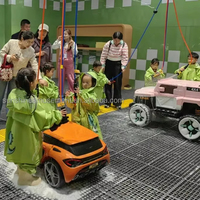 Aire de jeux intérieure Kidzania Mini Town sur mesure pour enfants, station de jeu d'imitation, expérience de lavage de voitures, centre de jeu professionnel