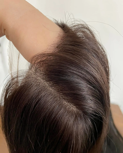 Perruque juive HD Lace Top en cheveux européens de qualité supérieure à nœud unique brune avec mèches <span class=keywords><strong>caramel</strong></span> perruque Lace Front de <span class=keywords><strong>couleur</strong></span> avec doublure en soie - Product Image 1