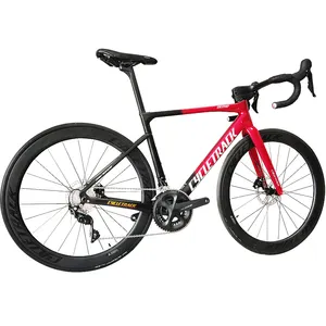 빠른 납품 대중적인 도매 싼 가격 망 탄소 섬유 구조 700C 바퀴 도로 자전거 Groupset 22 속도 성숙한 도로 자전거