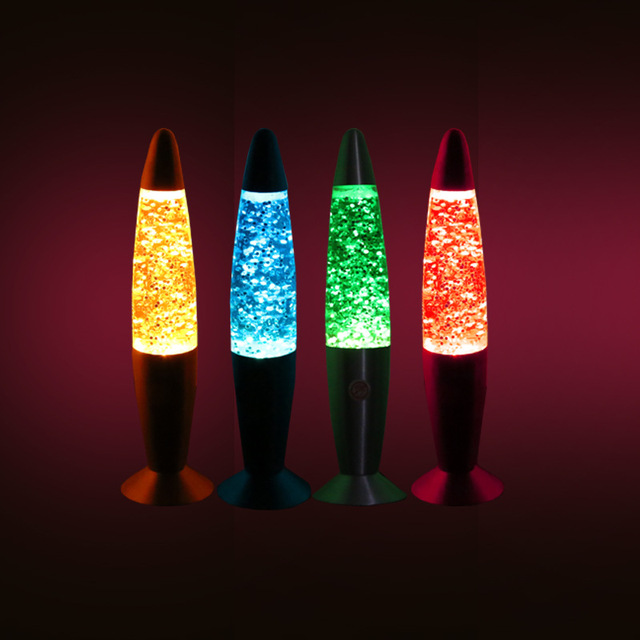 Dynamic Visual Sensory Night Light Table Lamp Battery-Powered Mini LED Modern Rocket Light