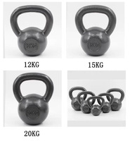 Kettlebell en fonte intégrée, peinture électrostatique, directement de l'usine Dinuo, pour la musculation et l'entraînement de force de compétition
