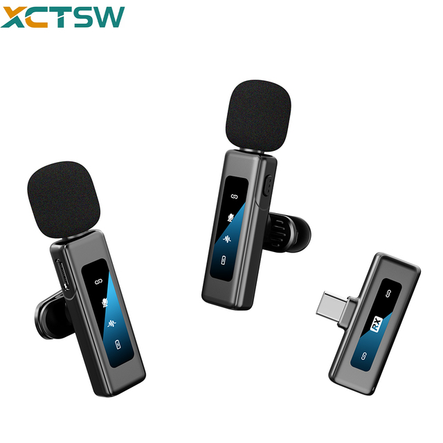 2026 New Model DX16 2.4G Wireless Lavalier Microphone-Metal Noise Cancelling Lightweight Portable C for Conference Speech