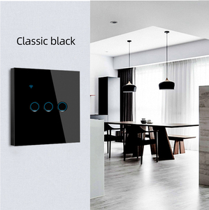 Ce nhà máy trực tiếp tuya wifi thông minh treo tường chuyển đổi Glass bảng điều chỉnh với <span class=keywords><strong>LED</strong></span> chỉ số cuộc sống thông minh điều khiển Alexa chuyển đổi ánh sáng - Product Image 4