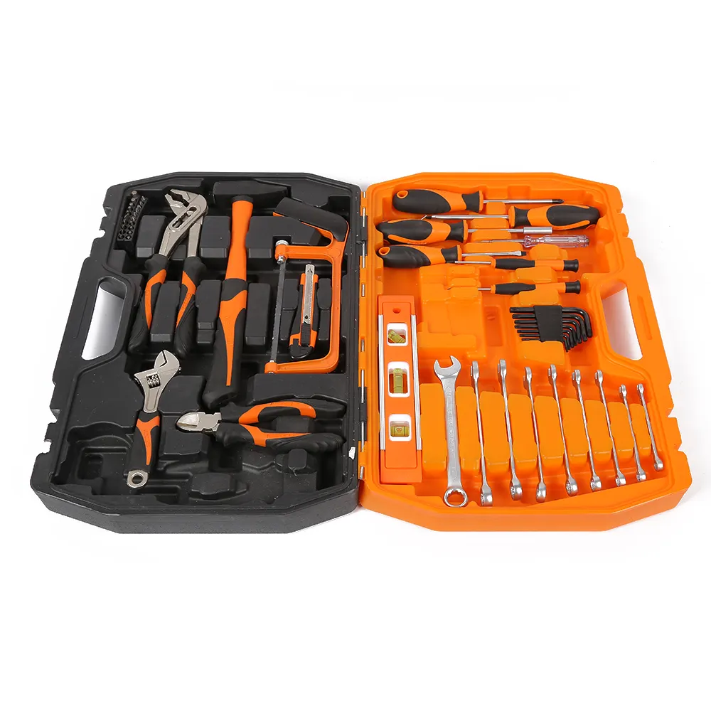 85PCS auto repair tool set household toolkit and mechanic tool set for wholesale purchaser and customized service