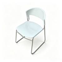 Chaise de formation empilable en plastique pour l'école, l'hôtel, la maison, le bureau ou l'hôpital