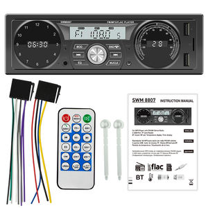 Nuevo reproductor MP3 de Radio de coche BT con control remoto en el volante compatible con radio de coche FM / USB / SD / AUX - Product Image 1