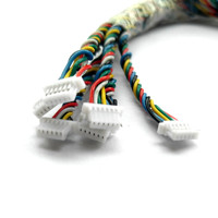 SH 1.0 mikro Mini 2 3 4 5 6 7 8 9 10 11 12 Pin konektor JST dengan kabel 100MM kustom