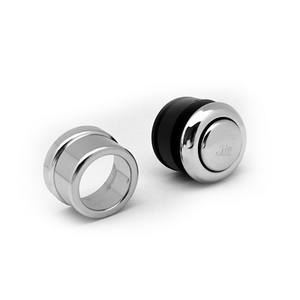 Botón de descarga para inodoro sin orificio, acabado cromado, para sistema de descarga de inodoro - Product Image 1