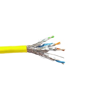 สายเคเบิลเครือข่าย Zhongtong 4 คู่ Cat7 แบบมีฉนวนป้องกัน ตัวนำทองแดงแท้ SFTP 23awg PoE <span class=keywords><strong>Plus</strong></span> <span class=keywords><strong>Plus</strong></span> รองรับวิดีโอ 8K 16K Ultra HD - Product Image 6