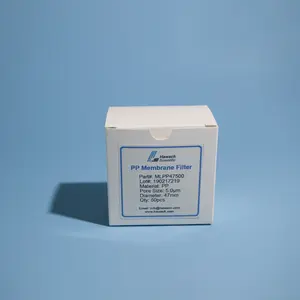 ISO-certificate 90mm 0.45um 47mm Hydrophilic MCE Membrane Filter For Microbiological Monitoring