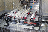 Etau pneumatique de haute précision pour l'usinage CNC, outil de serrage industriel robuste