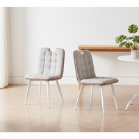 Fauteuil de salle à manger en velours de qualité supérieure - Revêtement de style européen, pieds robustes, vente en gros pour le marché européen