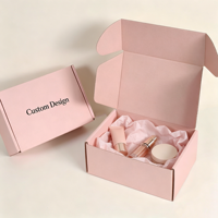 Boîtes d'expédition personnalisées haut de gamme en couleur, impression couleur intégrale, emballage en carton, boîte postale pour cosmétiques