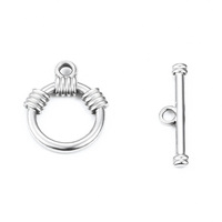 Fermoir Ot en acier inoxydable étanche de qualité pour collier de bracelet de bijoux sans ternissement