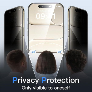 ماتي 28 °   واقي شاشة مضاد للتجسس لهواتف آيفون 12/13/14/15/16/17 برو ماكس، مقاوم للكسر وخالٍ من الفقاعات - Product Image 2