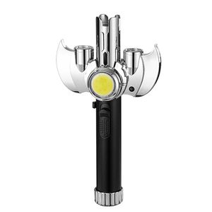 Briquet à <span class=keywords><strong>gaz</strong></span> butane LED COB, design <span class=keywords><strong>chalumeau</strong></span>, coupe-vent, rechargeable, idéal <span class=keywords><strong>pour</strong></span> la moxibustion et le barbecue - Product Image 2