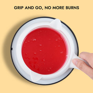 Prix usine 500cc Matériaux de qualité alimentaire <span class=keywords><strong>Recyclable</strong></span> Résistance aux hautes températures Pot de <span class=keywords><strong>cire</strong></span> en silicone Bol de <span class=keywords><strong>cire</strong></span> en silicone avec poignée - Product Image 3